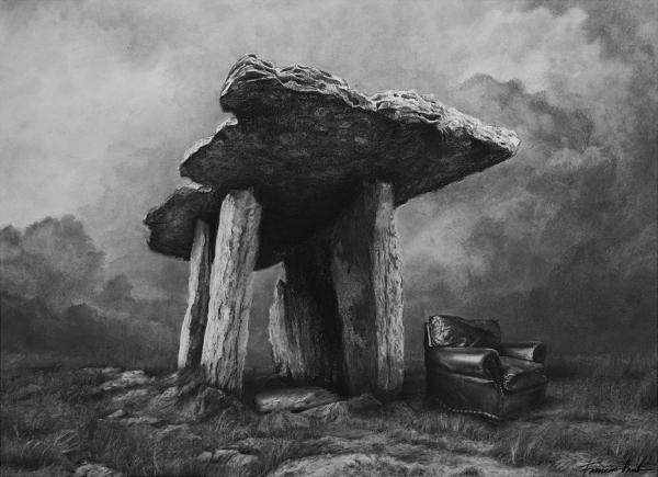 Dolmen and chair