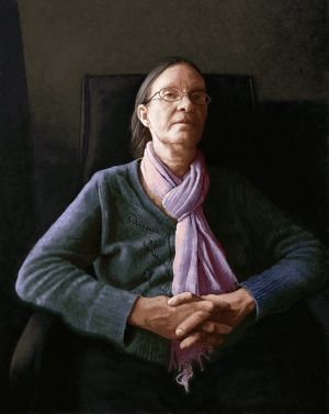 Valerie seated